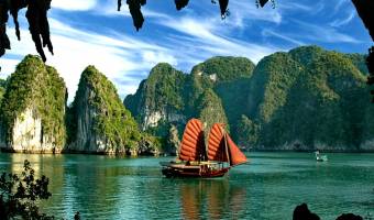 Halong Bay and Grotto System and Island